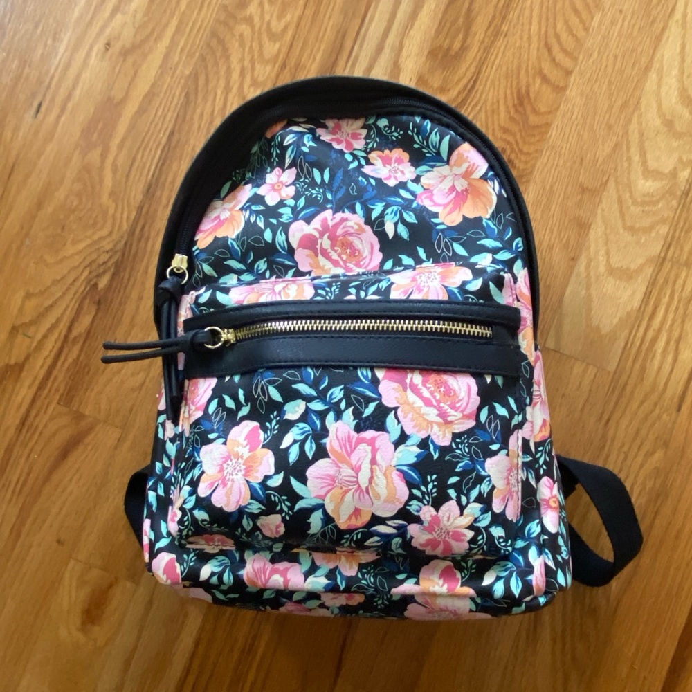 Floral mediums sized book bag